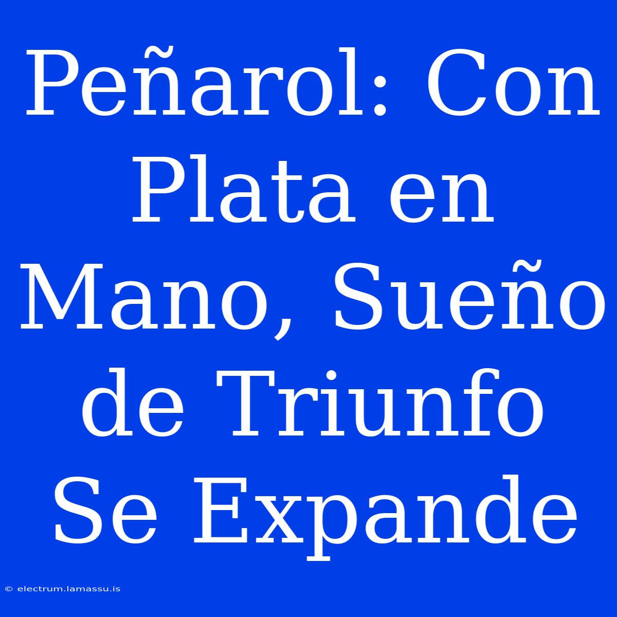 Peñarol: Con Plata En Mano, Sueño De Triunfo Se Expande